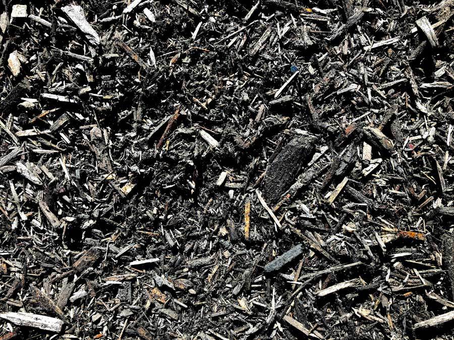 Black Shredded Mulch - Granite Landscape Centers